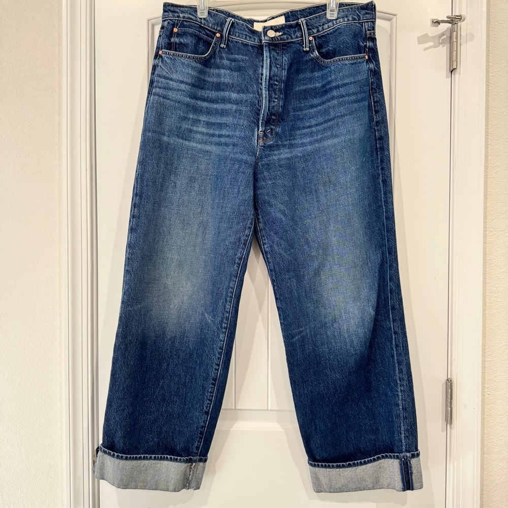 MOTHER Jeans The Spitfire Nerdy Cuff Jeans 31
